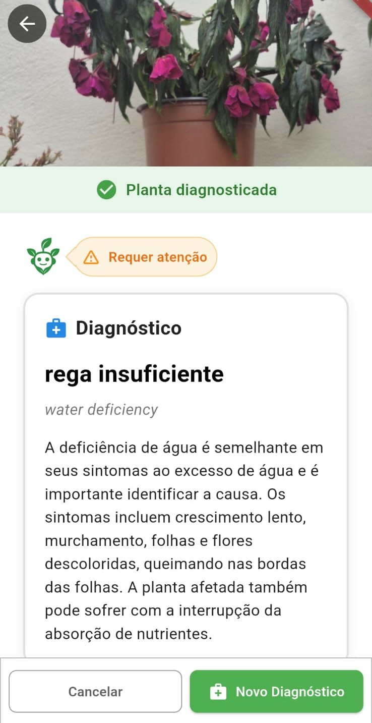 Agenda inteligente de rega do Meu Jardim